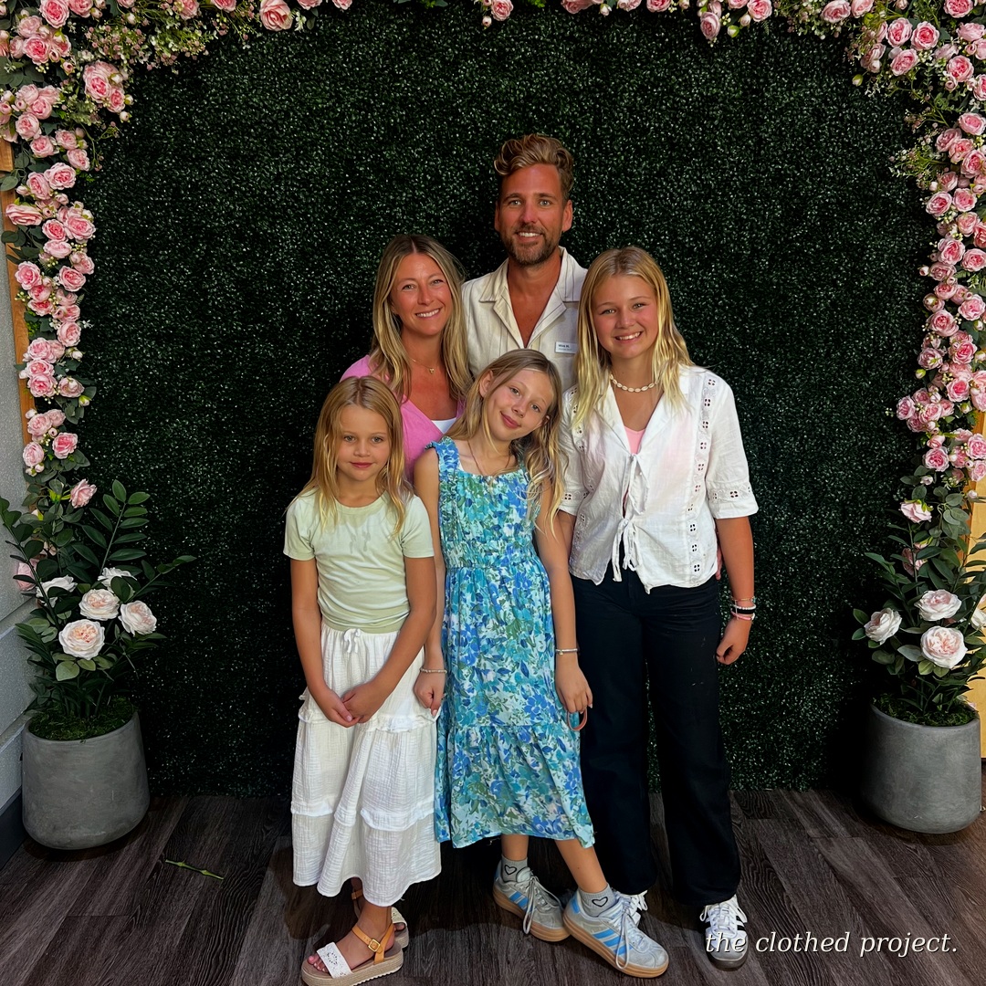 Wes, Candace, Isla, Imogen, and Ivy — the Heine family